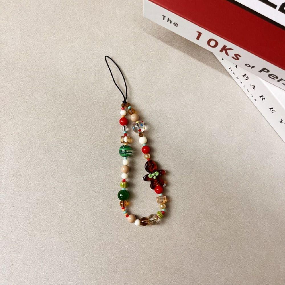 Gingerbread Man Gingerbread Man Phone Pendant Gingerbread Man Beaded Phone Strap  Phone Case
