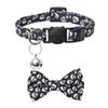 Bowknot Halloween Cat Collar Adjustable Cat Bow Tie  Ghost Festival