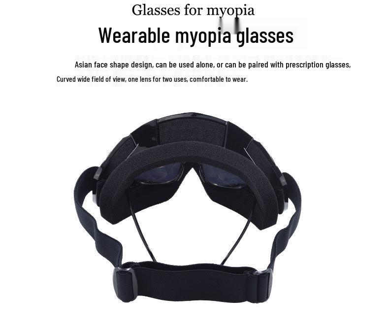 BOLLFO X400 Off-road Cycling & Ski Goggles - Windproof, Sandproof, Protective Outdoor Sports Eyewear