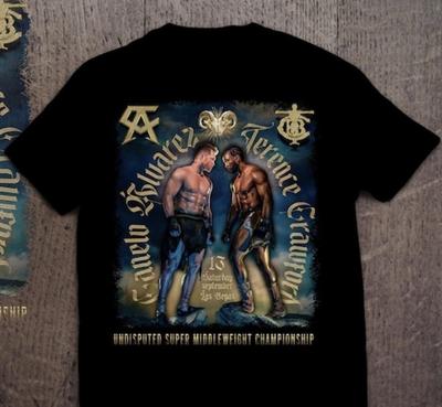 Canelo Alvarez Vs Terrance Crawford Boxen T-Shirt Neu S-5XL T-Shirt 2025