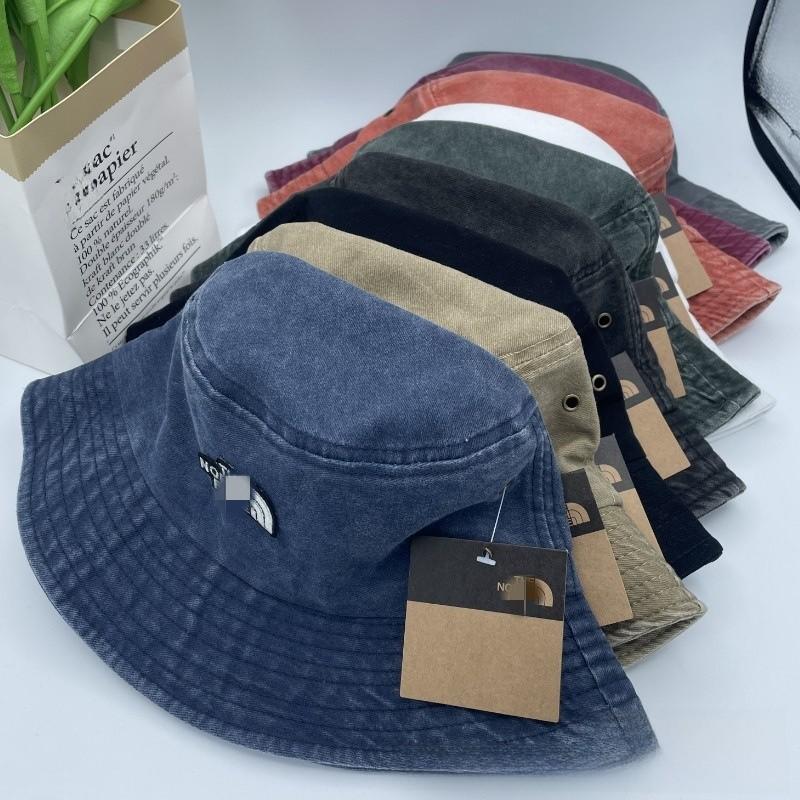 Summer Mens Cotton Bucket Hat With Wide Brim Sunshade For Camping And Hiking