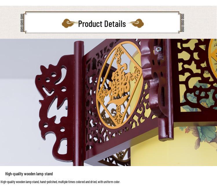 Hexagonal Solid Wood Chinese Antique Pendant Light for Teahouse or Restaurant