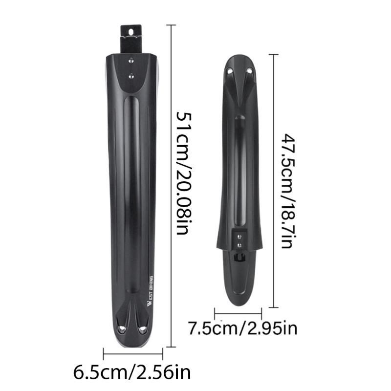 Universals Bicycles Mudguard Thicken and Widen Bicycles Mudguard Mountain Bike Mud Guard Cycling Front Rear Mudguards