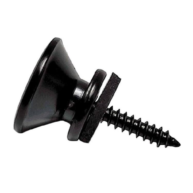 10Pcs Guitar Strap Locks Buttons with Mounting Screws and Washers Metal Guitar Strap Buttons Lock Security Straplocks
