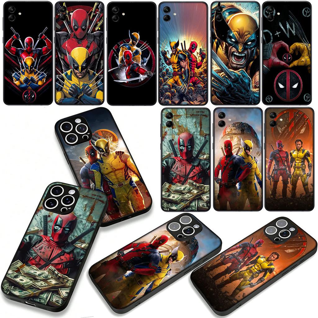 Marvel Deadpool Wolverine Phone Case for Motorola Moto Edge 70 60 Fusion 40 NEO 20 Pro G Stylus G56 G96 G71 G73 G41 G42 G51 G52