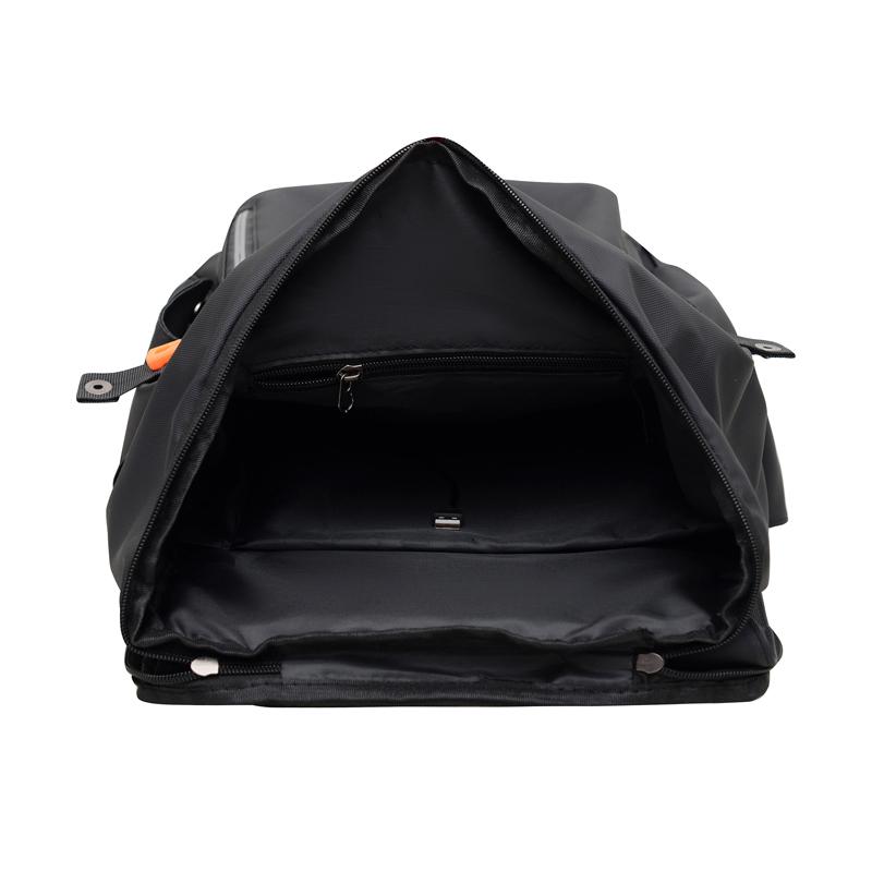 Minimalist Waterproof Backpack with Front Zipper Pocket Laptop Compartment Men's and Women's Urban Style Bag