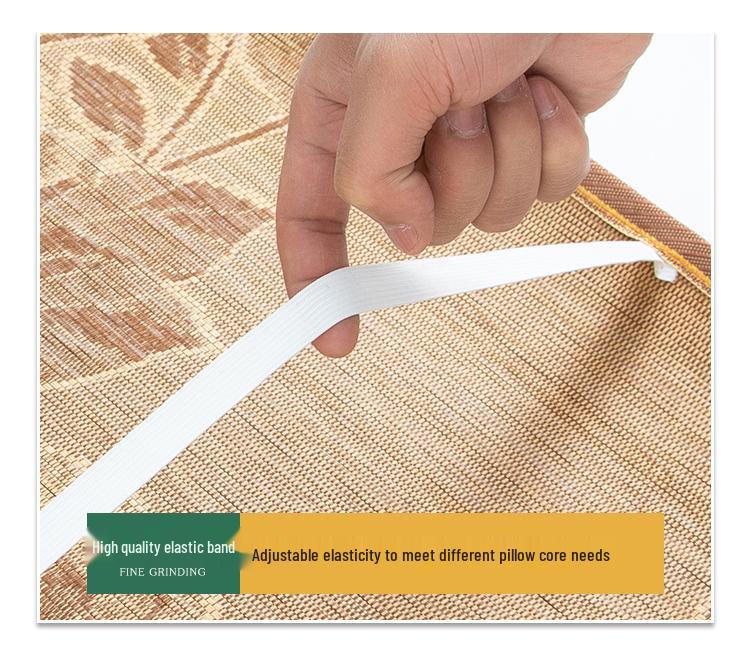 Large Bamboo Rattan Ice Silk Pillow Slices - Cool Pillow Mat Pair with Free Shipping