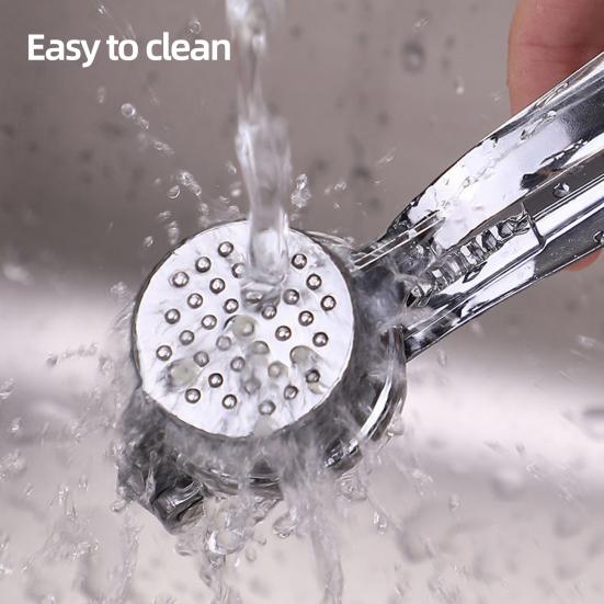 Manual Garlic Press Heavy Duty Ginger Crusher Masher with Ergonomic Handle Efficient Garlic Press Tool for Home Cooking