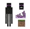 Mattel Minecraft Diamond Enderman Action Figure with Accessories Including Flocked Glass Inch Toy Collectible HLN40 Block, 5.5