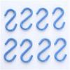 Plastic S-shaped Nail-free Kitchen & Bathroom Hook, Small Wardrobe Clothes & Storage Hanger.