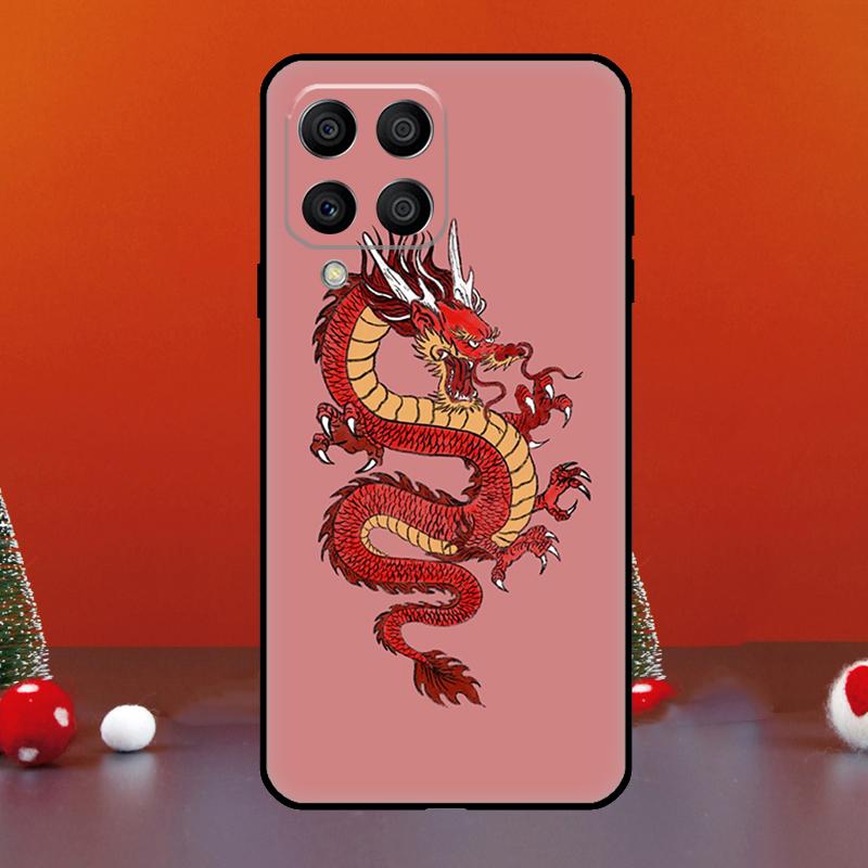 Japanese Dragon Style For Samsung Galaxy M06 M16 M14 M34 M54 M11 M21 M31 M13 M33 M35 M53 M55 M15 M12 M32 M52 Case