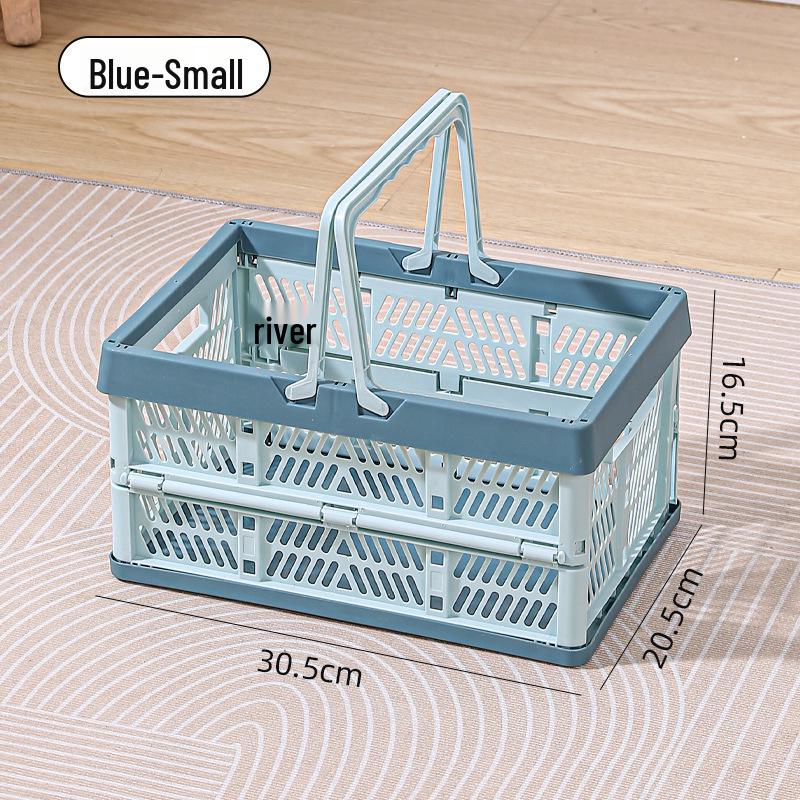 Collapsible Multi-use Basket for Groceries, Picnics, Fruits, Vegetables, and Storage