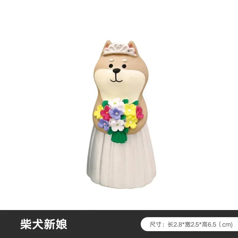 Scene Decoration Wedding Ceremony Series Bookshelf Decorationt Collectible Home Decoration Garden Resin Craft DIY Ornaments