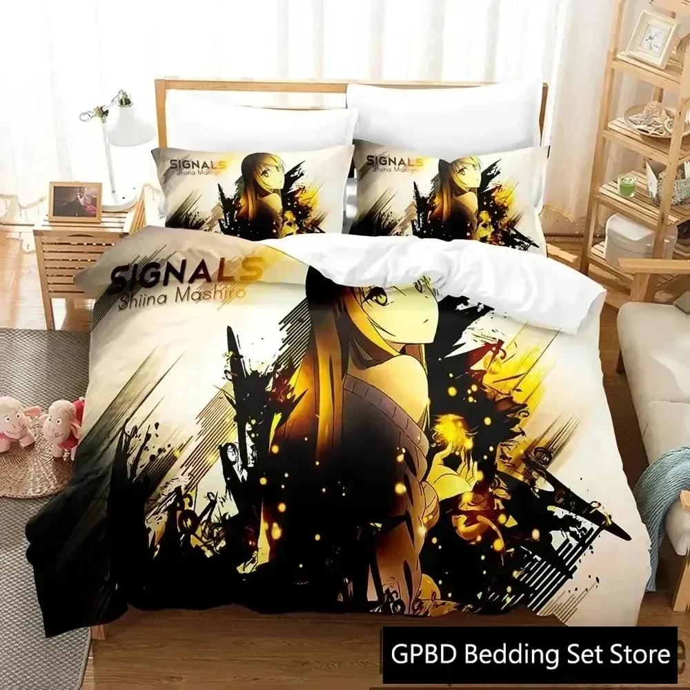 3D Print Anime The Pet Girl of Sakurasou Mashiro Shiina Comfortable Duvet Quilt Cover Pillowcase Bedding Set Children Bedroom