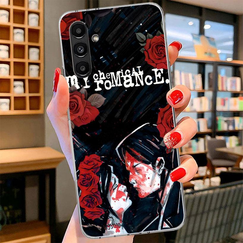 My Chemical Romance MCR Phone Case For Samsung Galaxy A17 A37 A57 A16 A26 A36 A56 A15 A25 A35 A55 A14 A24 A34 A54 A13 A23 A33 A5