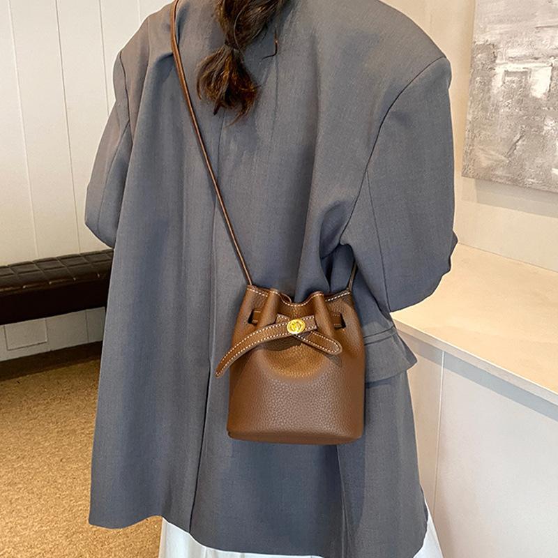 Bucket Bag Crossbody Bag Women'S Bag Fashion High Sense Versatile Small Bag Shoulder Bag Luggage