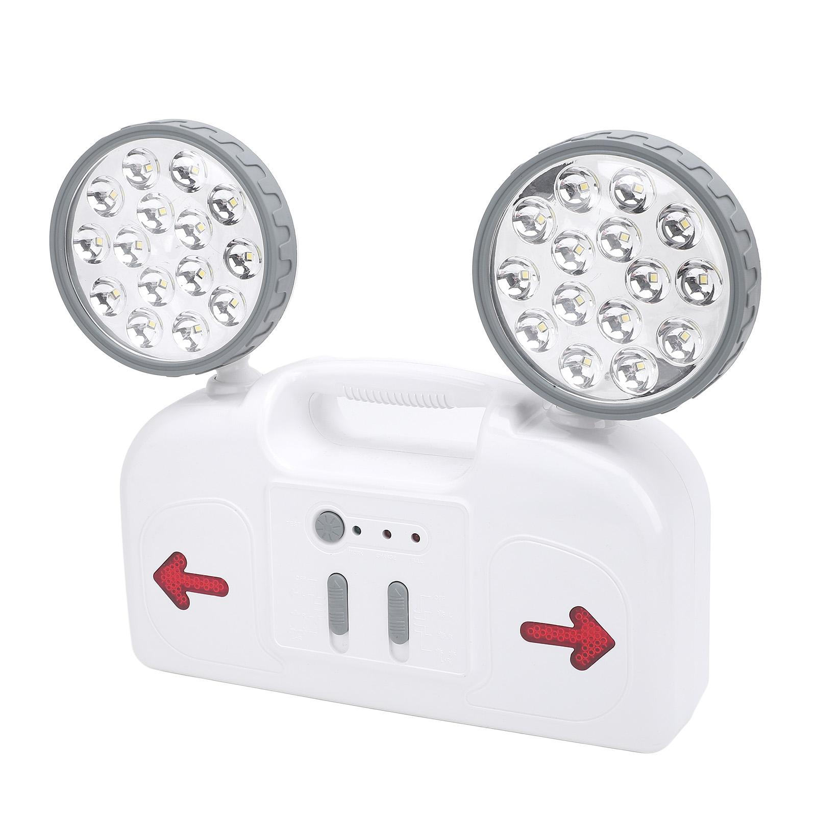 

Светодиодный аварийный светильник 2 лампы 3 часа резервного питания от аккумулятора Высокая яркость Аварийный светильник Выход