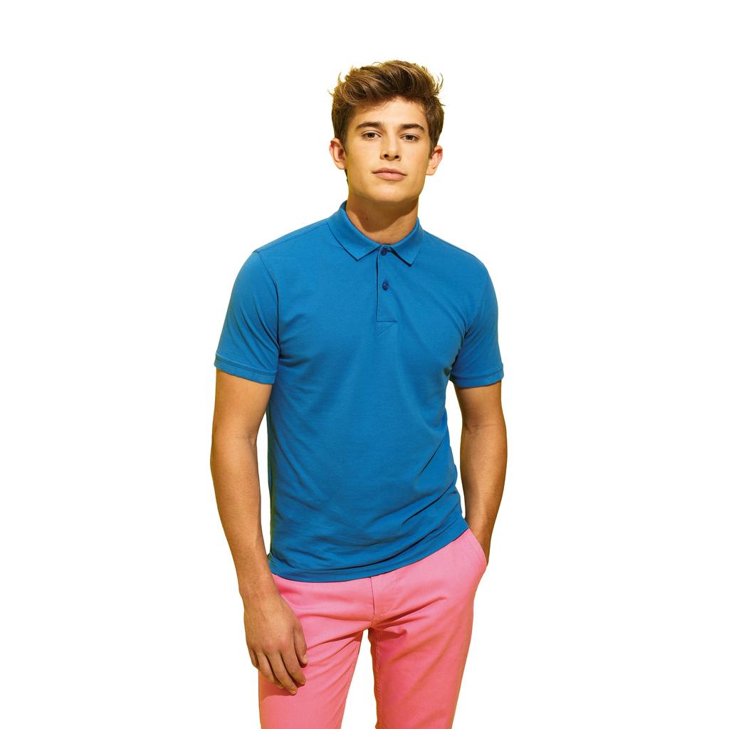 Asquith & Fox Mens Coastal Vintage Wash Polo