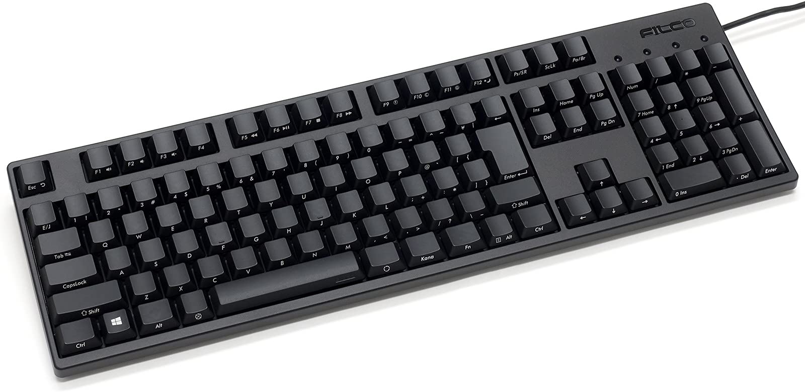 

FILCO Majestouch Stingray Низкопрофільна клавіатура зі швидкими перемикачами, повнорозмірна, з японською кана-розкладкою, з фронтальним друком, низькопрофільна механічна клавіатура FKBS108XMSS/NFB