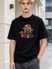 Funny Pug Print Summer Casual Crew Neck Cotton T-shirt for Men Women