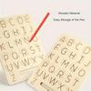 Double Sided Letter Writing Board for Home Learning Aids Puzzle Hand Eye Coordination Practice Educational Board