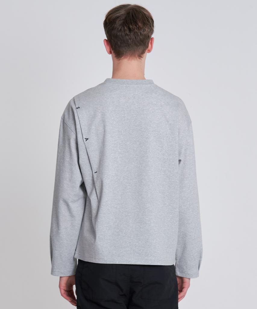 ZENSAI Pintuck T-Shirt Gray