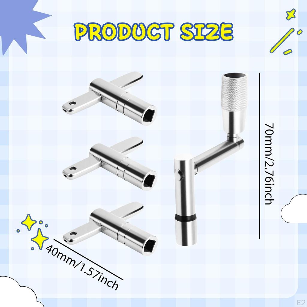 Drum Tuning Keys Hand Tools Multifunctional Professional Sturdy Key Tuner Accessories for