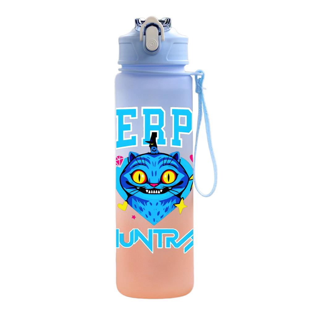 750 ml Wasserflasche Anime Cartoon K-Pop Dämonenjäger Aufdruck Große Kapazität Trinkbecher Tragbar Outdoor Sport Wasserbecher Kinder Kinder Geschenk