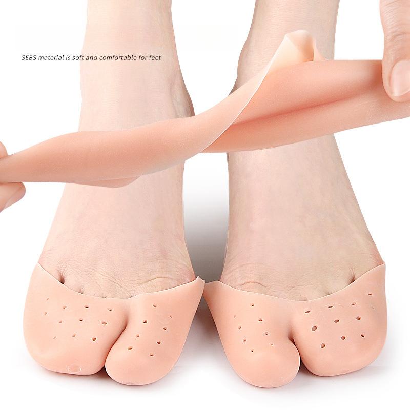 Holes SEBS Toe Protective Cover, Thickened Soft Toe Toe Anti-wear as well as Anti-pain with Pointe Shoe Cover Durable