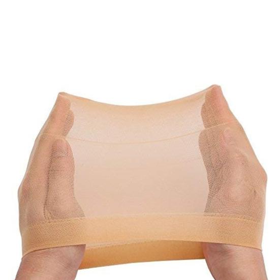 2Pcs Elastic Lace Bandage Hairnet Breathable Mesh Wig Hat Soft Nylon Stretch Cap
