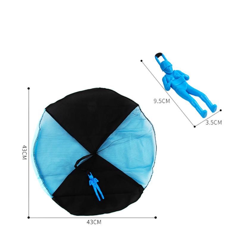 3 ADET El Atılan Paraşüt Çocuklar İçin Dış Mekan Eğlenceli Spor Oyunu Oyuncakları Paraşüt Karakterleri Asker Ebeveyn Çocuk Etkileşimi