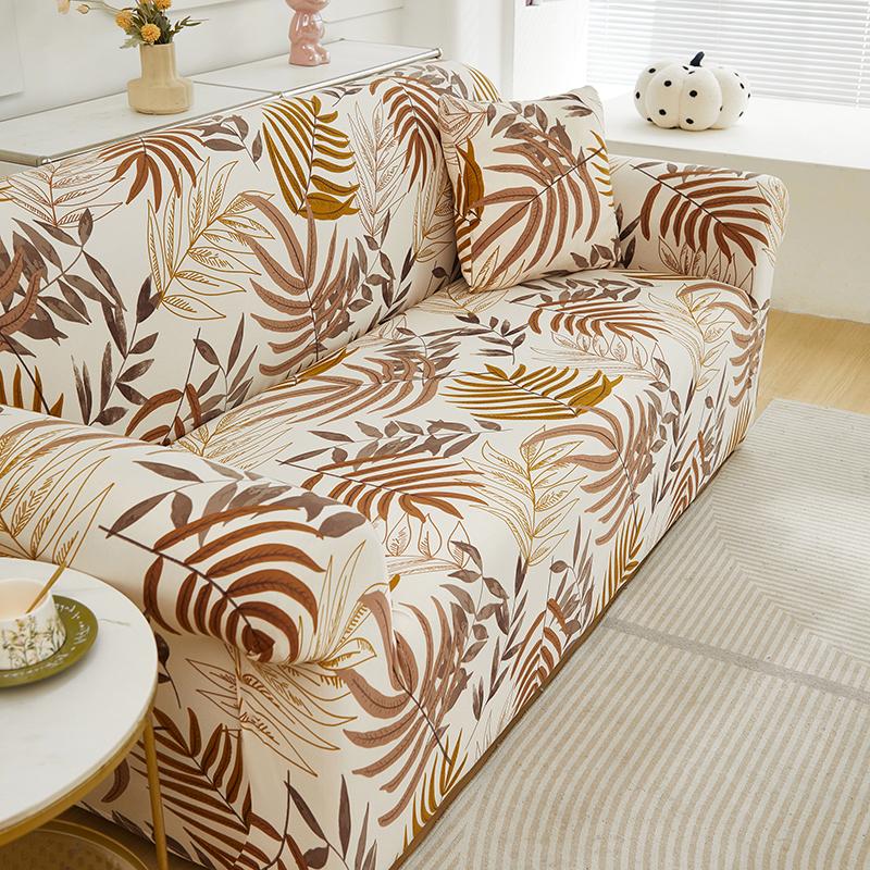 Printed Sofa Slipcover Stretch Sofa Covers For Living Room Pets Kids Chair Couch Cover I Shape Corner Sofa Anti-Cat Scratch