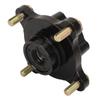 17mm Front Hub Flange Rustproof High Hardness Front Wheel Hub Flange with 4 M10 Bolts For 110cc 150cc 250cc Go Kart