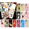 Phone Case For Samsung Galaxy S26 S25 S24 S23 S22 Ultra S23 S22 S25 Plus S24FE S23FE S26Edge Cat Art Aesthetic