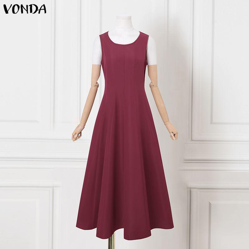 VONDA 2PCS Women Long Sleeve Hooded Tops and Sleeveless Skirts Casual Two Piece Suit Sets
