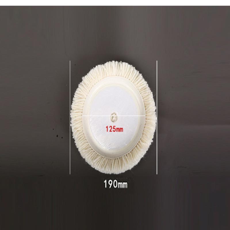 5/7 Inch Wool Polishing Buffing Bonnet Pads High Density Lint-Free Car Polishing Wool Disc for Auto Beauty Maintenance S