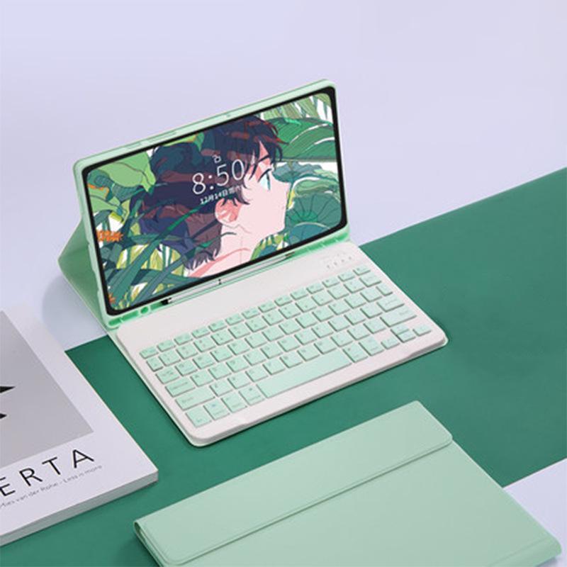 2025 Magic Bluetooth Keyboard & Silicone Case for iPad 11/Air11 - A16 Magnetic Detachable Leather Keyboard.