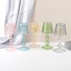 Factory Direct M Desk Lamp Shaped Glass Candle Holder Glass Candleholder Decorative Candle Stand For Table Wedding Party Centerp