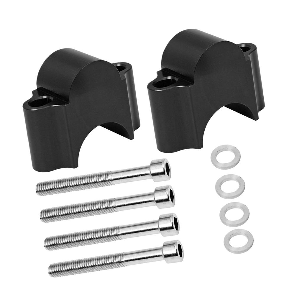 Motorcycle Handlebar Elevator Aluminum Alloy Risers Universal 22mm/28mm for Better Visibility Control Riding Comfort