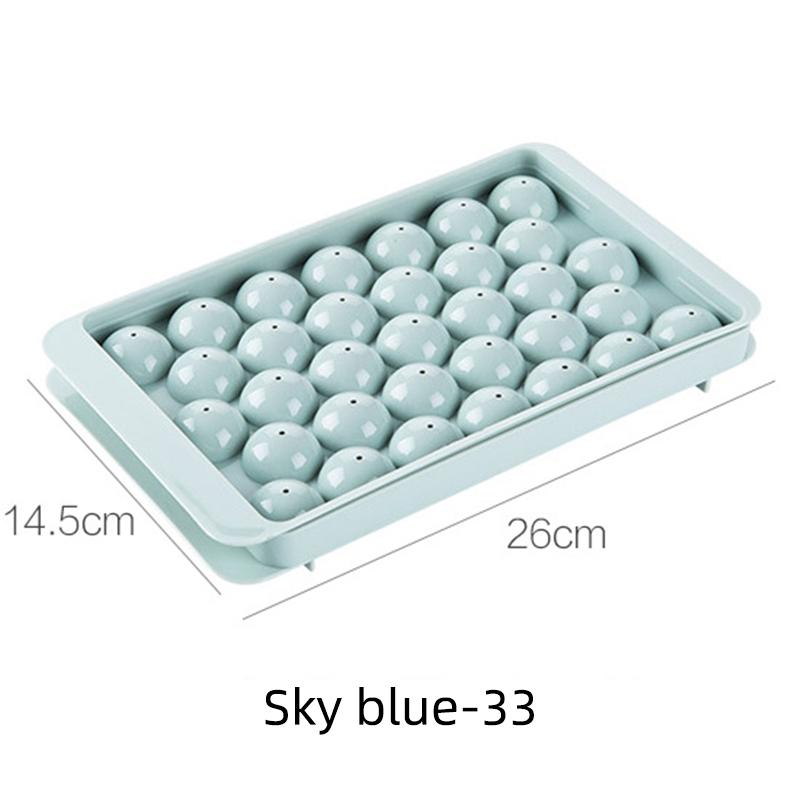 18/33 Grid Silicone Mold Ice Tray Ice Mould Home Bar Cooler Tools Party Use Round Ball Chocolate Mold Kitchen DIY Ice Cube Maker