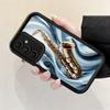 Phone Case for Samsung Galaxy A17 A16 A15 A14 A13 Saxophone Instrument Music A56 A36 A26 A55 A35 A25 A54 A34 A24 A53 A33 A23 A07