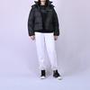 (WMNS) Converse Short Down Textile Jacket Asia Sizing 'Black' Women's 10021998-A01