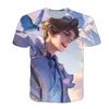 Men Women Gaming T-Shirt With 3D Digital Print Character Design Casual Short Sleeve Tee