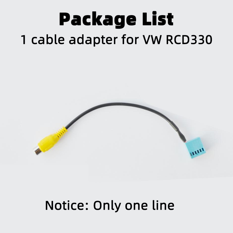 

MIB RVC Rear View Camera Cable Adapter Replacement for Volkswagen Golf MK5 MK6 Practical Operation Simple Conveninently