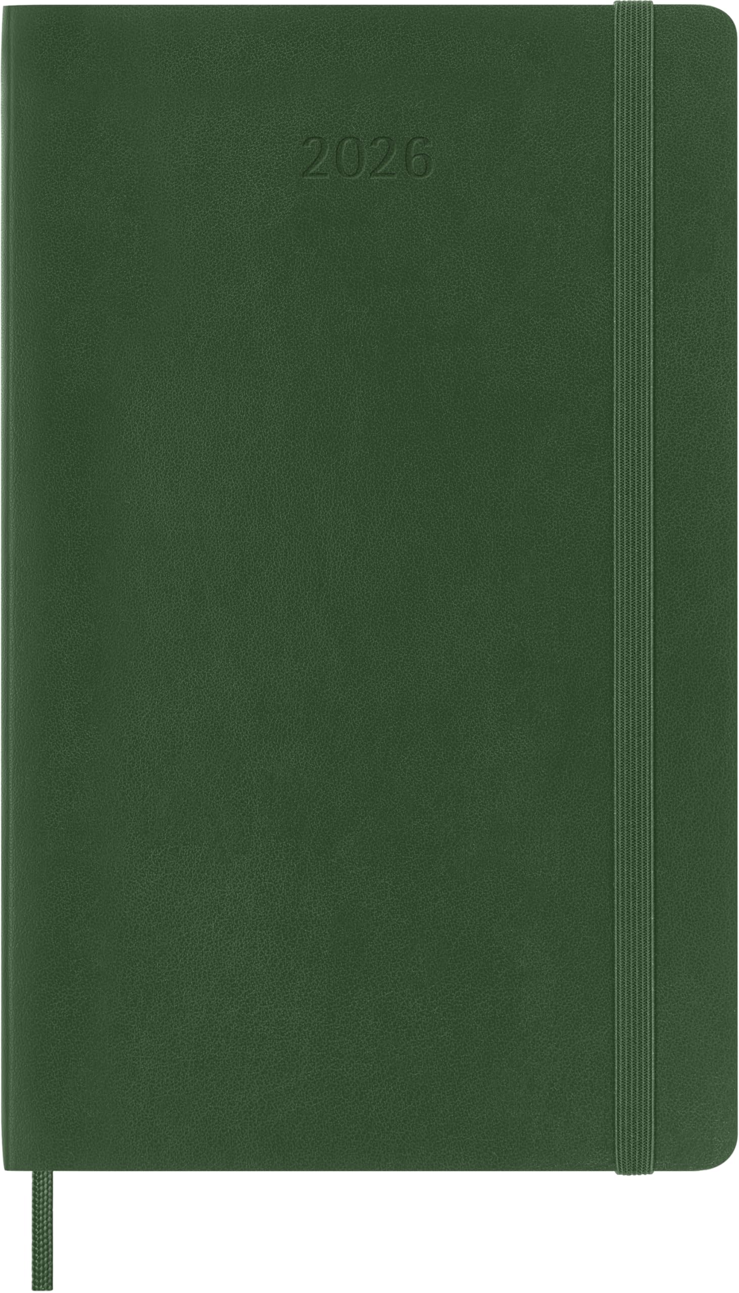 

Moleskine 2026 Weekly January Large Size W x 21cm Soft Myrtle DSK1512WN3Y26 Planner, 12-Month Diary, Start, (13cm H), Cover, Green,