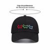 Embroidered Snapback Cap Cartoon Pattern Visor Hat Hip-hop Style Baseball Cap  For Camping Hiking