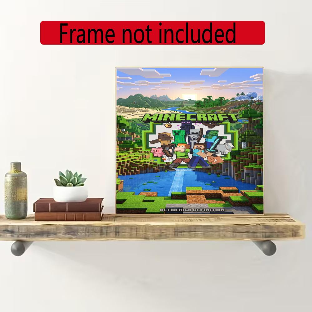 Minecraft 5D Diamond Painting Round Diamond Rhinestones Mosaic Diamond Embroidery Wall Paintings Rhinestones Gift Frameless