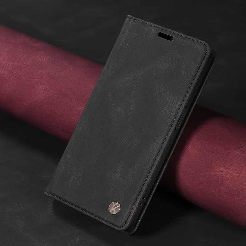 Leather Case For Samsung Note 20 Ultra 8 9 10 Lite S10 Plus S9 S8 S7 Edge S10E Flip Wallet Cover for Galaxy M15 M35 M55 Fundas