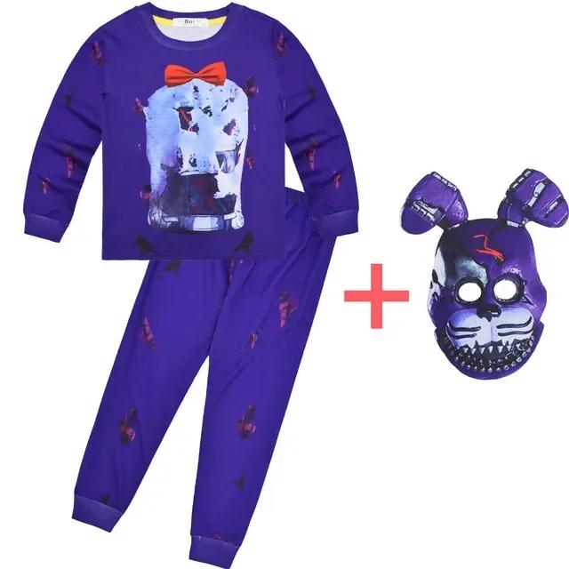 Nieuw Kinderkind Fnaf Freddy Cosplay Kostuum Superheld Jumpsuit Jongens Meisjes Grappig Feest Halloween Carnavalskostuum Wit 150 blue