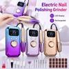 LED Display Electric Nail Polishing Grinder Rechargeable Nail Grinder  Nail Tools